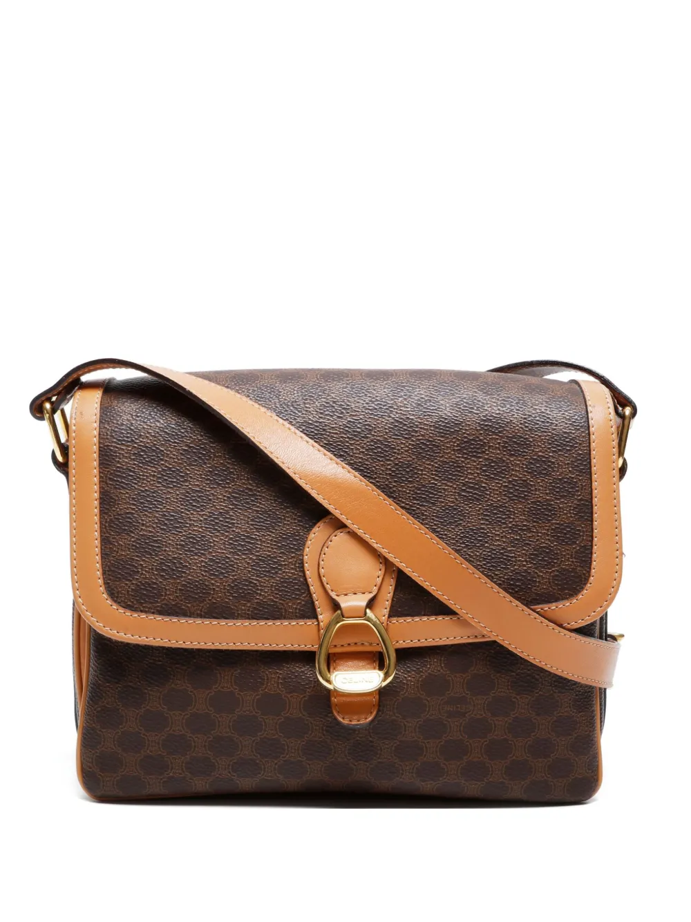 Celine Pre-Owned 1990-2000s Macadam shoulder bag | Brown | Image 1