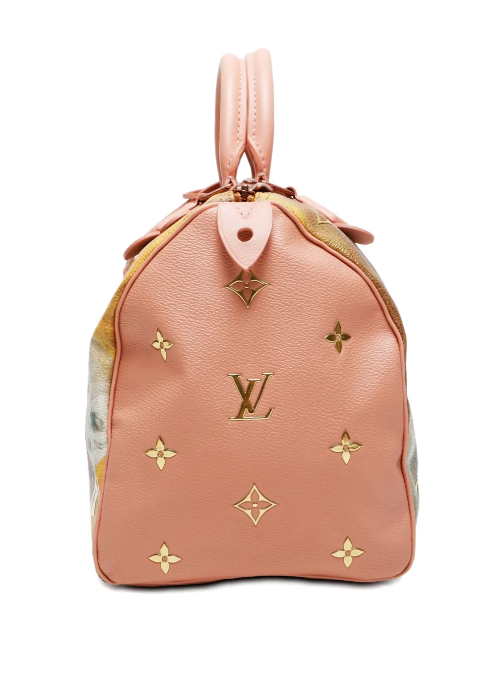 Pre-owned Louis Vuitton 2020s Fragonard Speedy 30 Handbag In Pink