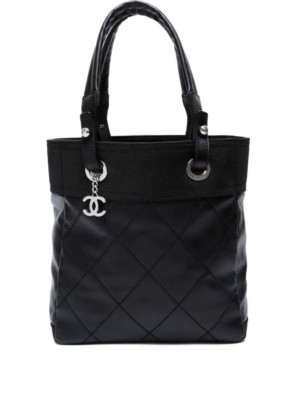 CHANEL Pre-Owned 2008-2009 quilted tote bag | Black | Image 1