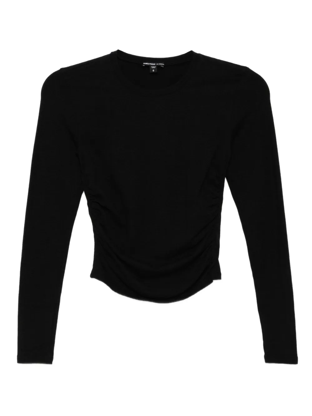 James Perse jersey-ruched top | Black | Image 1