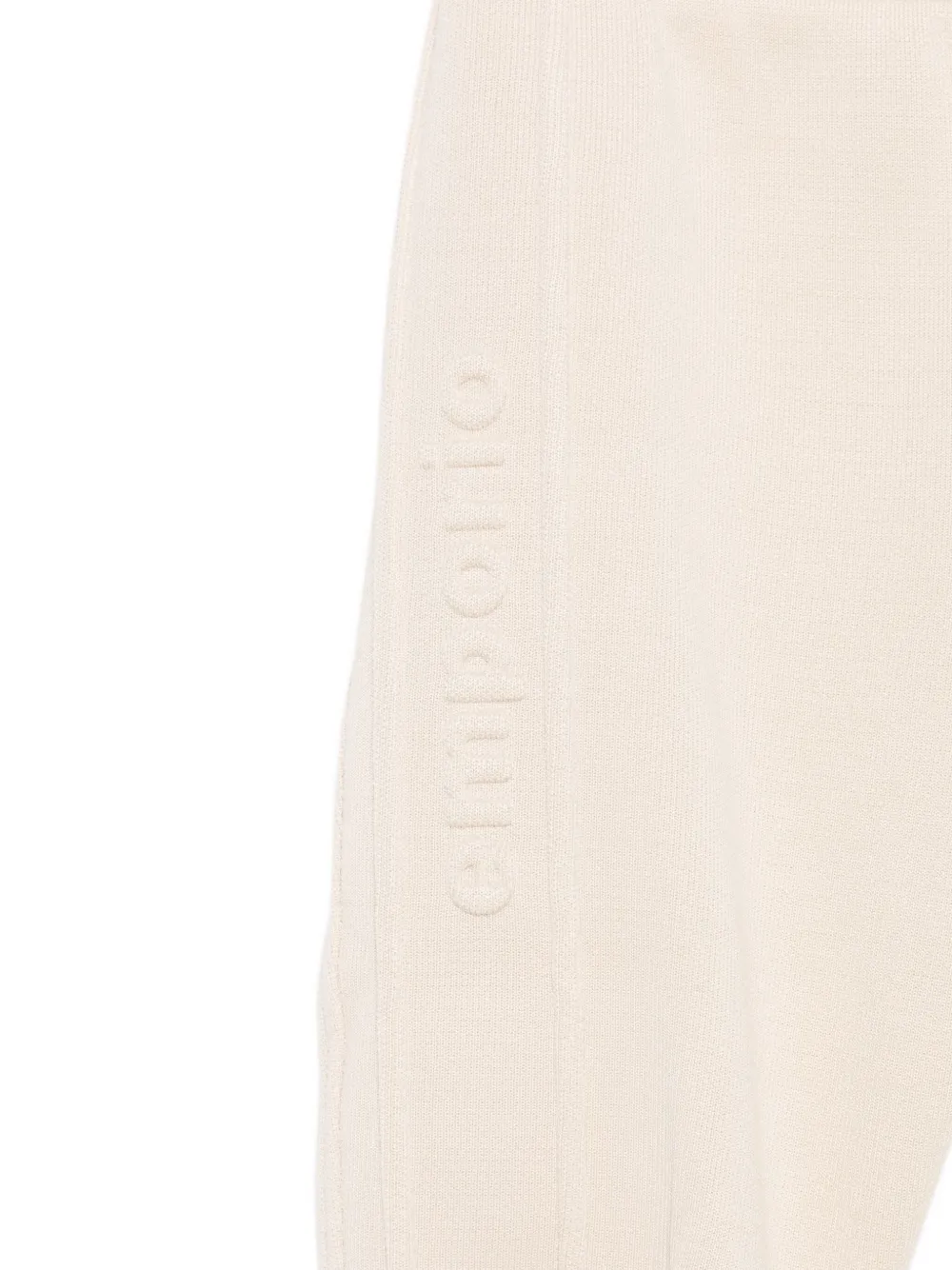 Emporio Armani Kids Joggingbroek met logodetail Beige