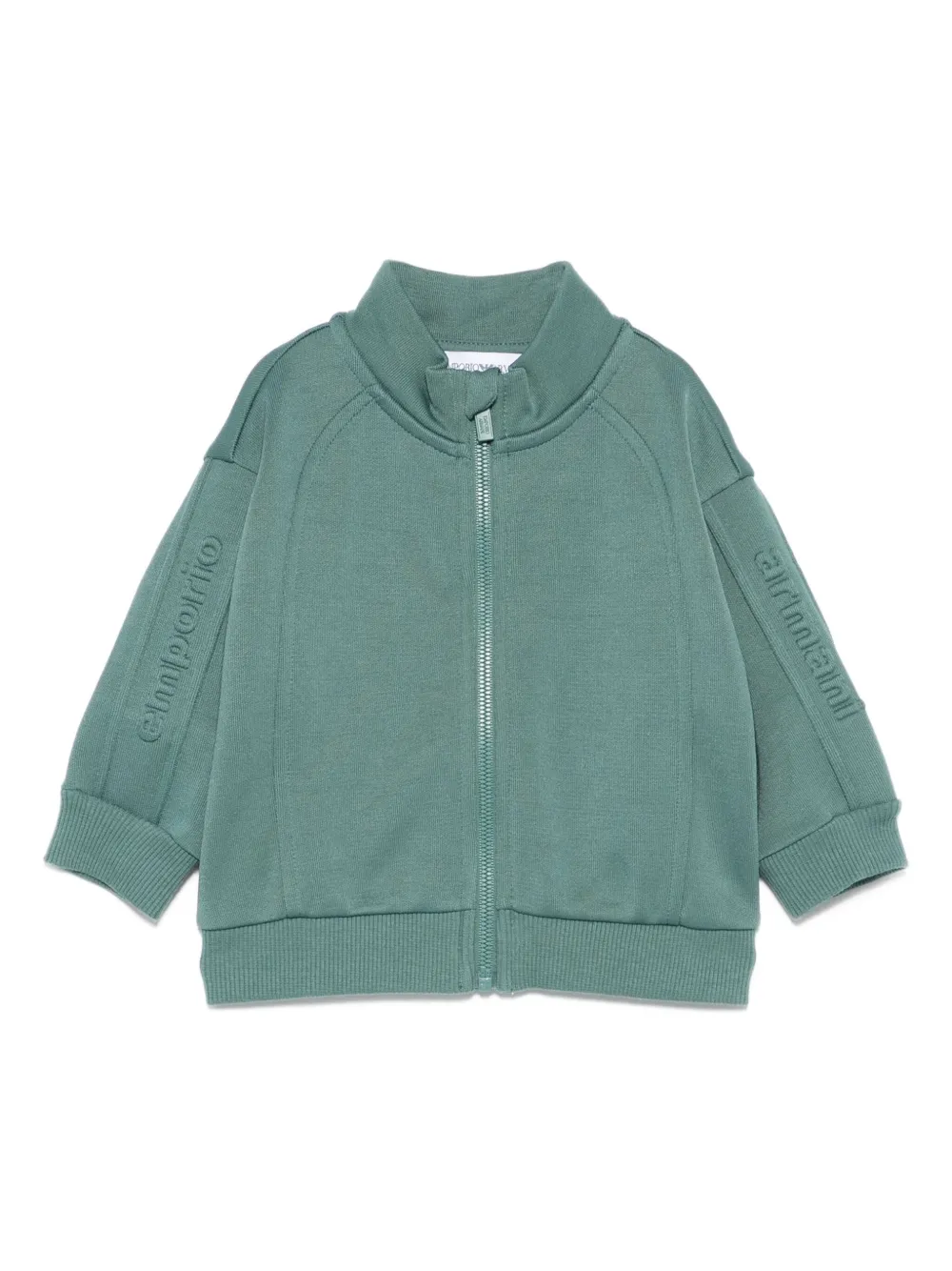 Emporio Ar i Kids Sweater met logo-reliëf Groen