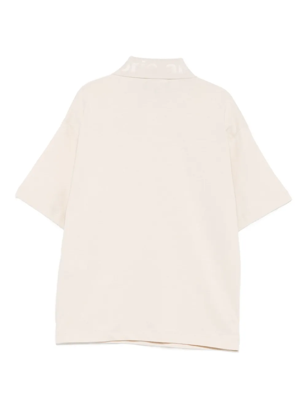 Emporio Armani Logo-detail Polo Shirt In Pink