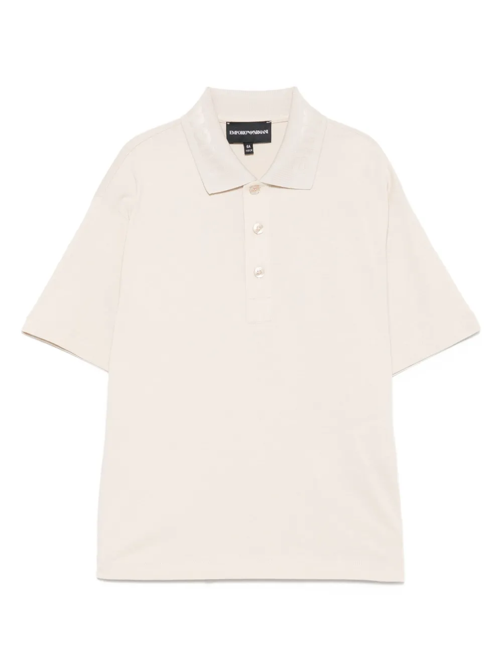 Emporio Armani Logo-detail Polo Shirt In Pink