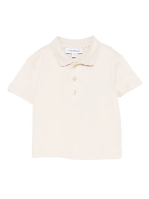 Emporio Armani Kids logo-detail polo shirt