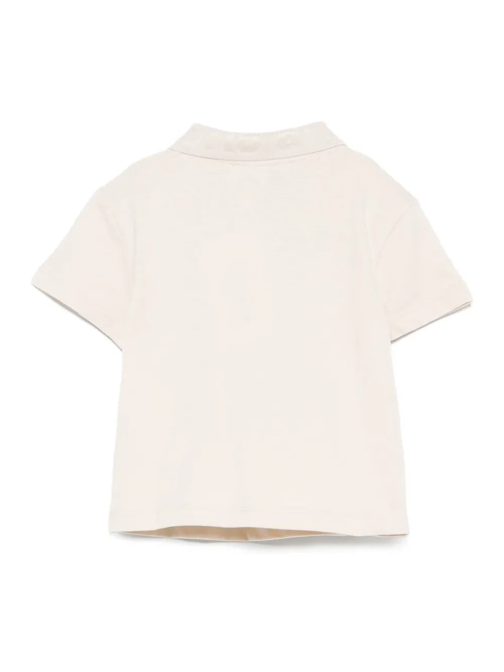 Emporio Armani Kids logo-detail polo shirt Beige