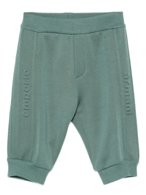Emporio Armani Kids embossed-logo track pants