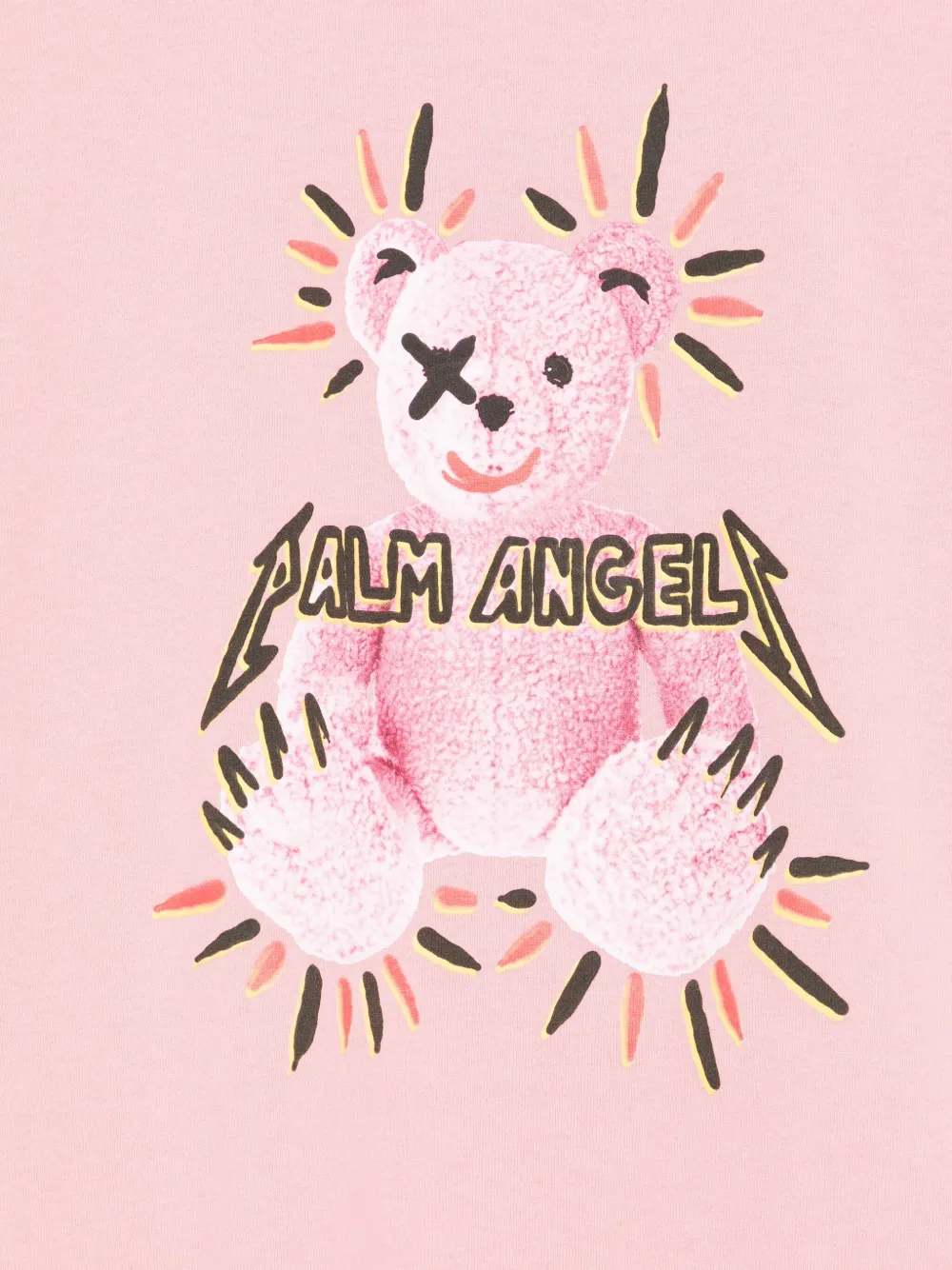 Palm Angels Kids T-shirt met teddybeerprint Roze