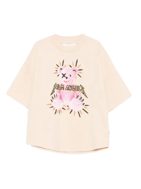 Palm Angels Kids T-shirt con stampa Teddy Bear