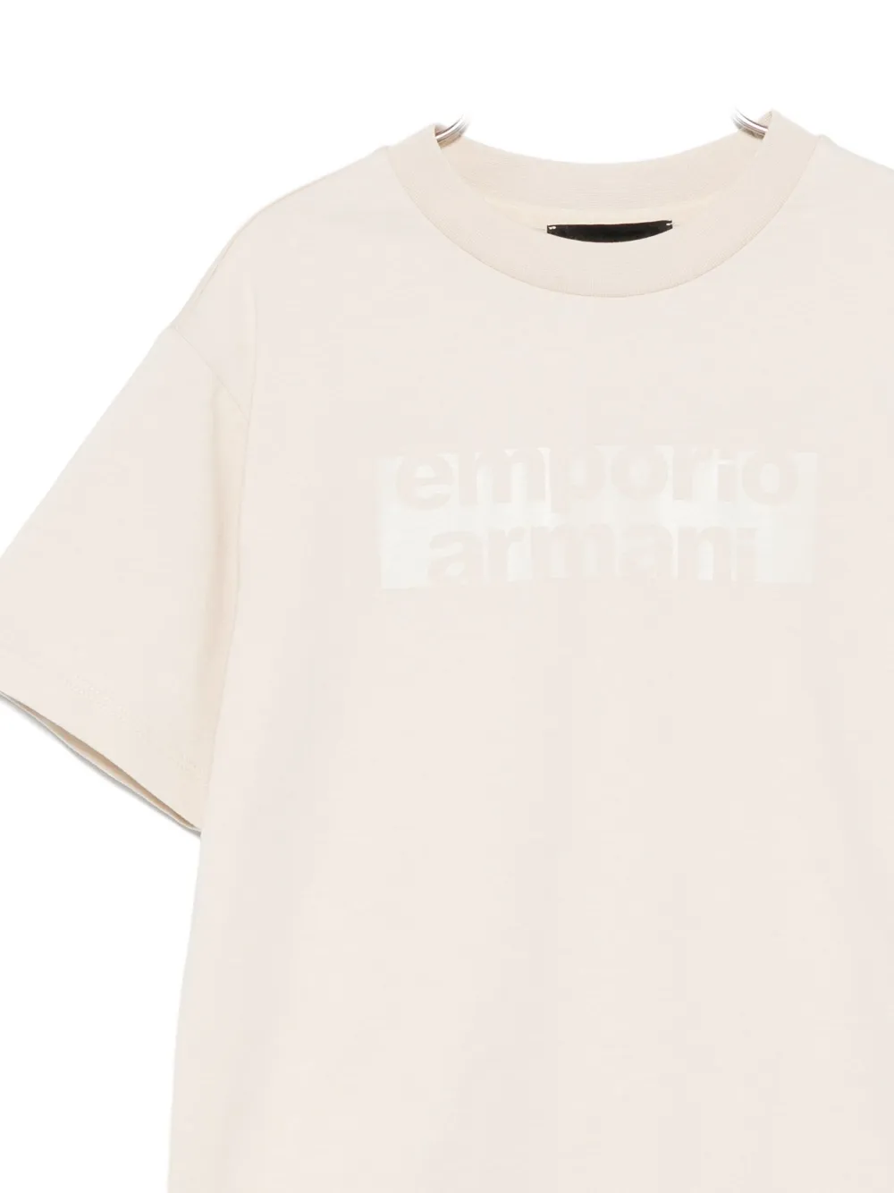 Emporio Armani Kids Eagle-logo cotton T-shirts (pack of two) Groen