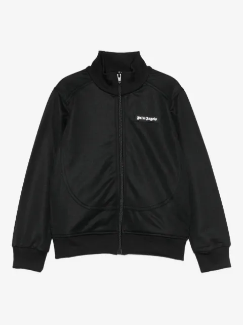 Palm Angels Kids sudadera con detalle del logo y cierre