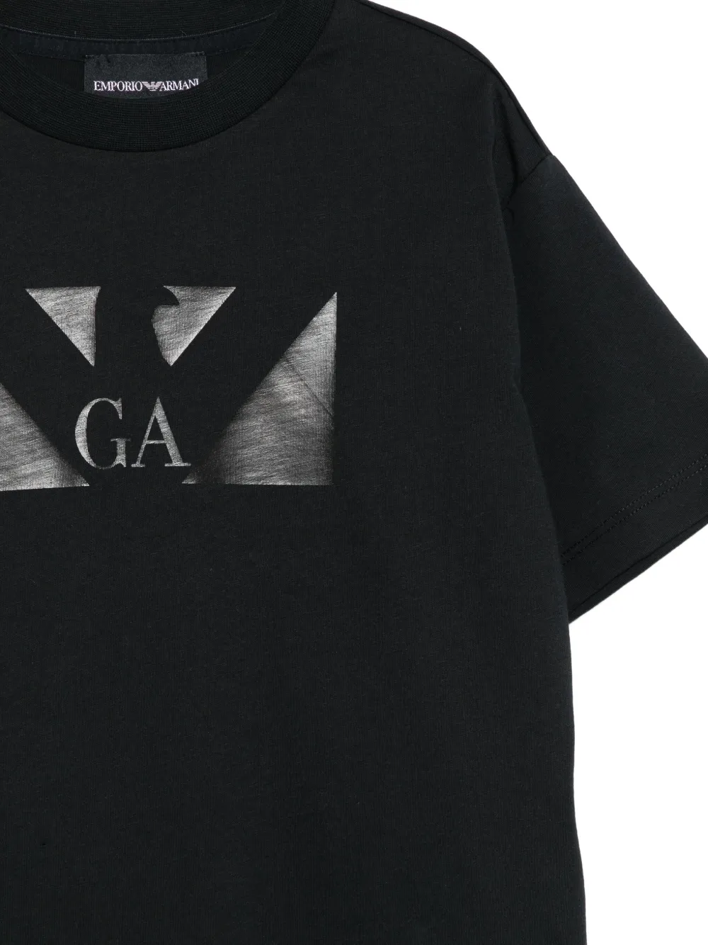 Emporio Armani Kids Eagle-logo cotton T-shirts (pack of two) | Boys T-Shirts | Image 2