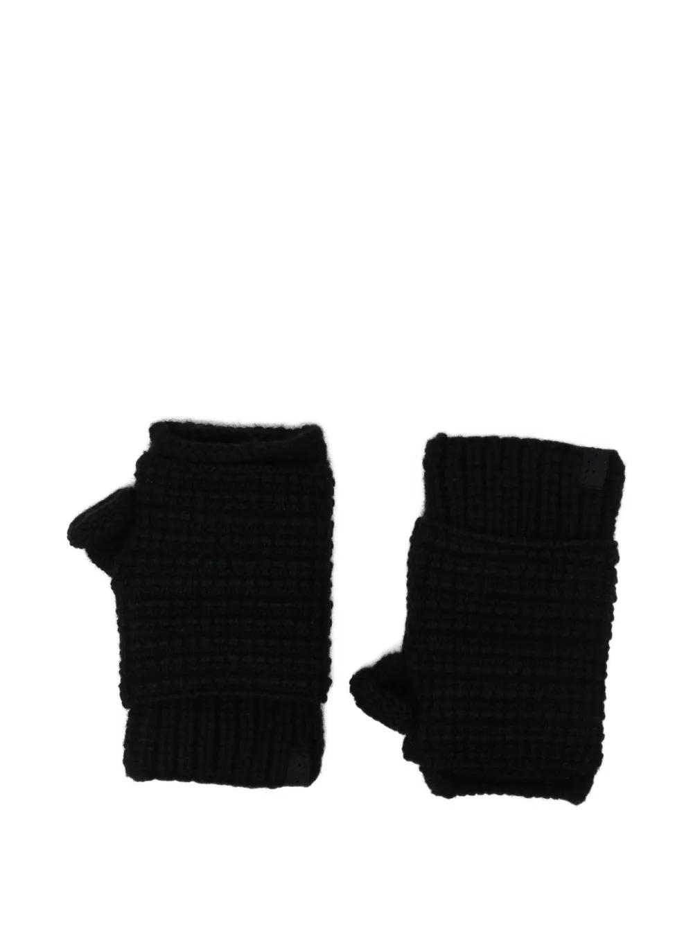 Devoa knitted gloves | Black | Image 1