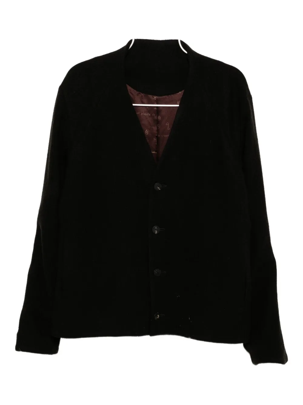 Devoa camel cardigan | Black | Image 1