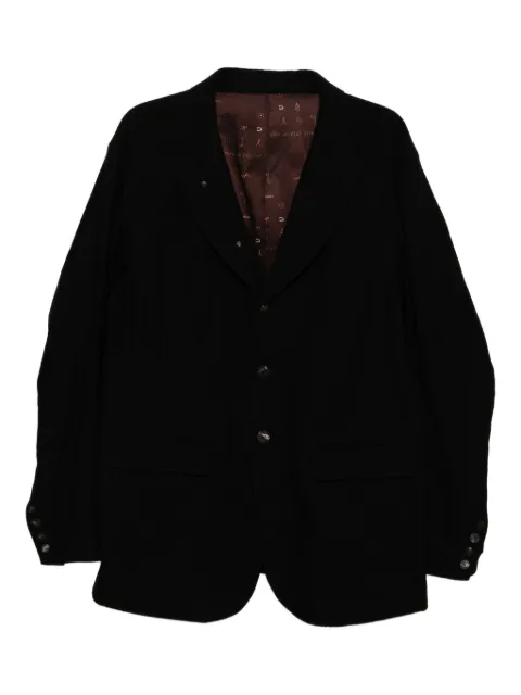 Devoa button-embellished wool blazer 