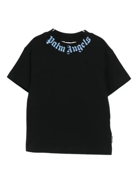 Palm Angels Kids logo-detail cotton T-shirt