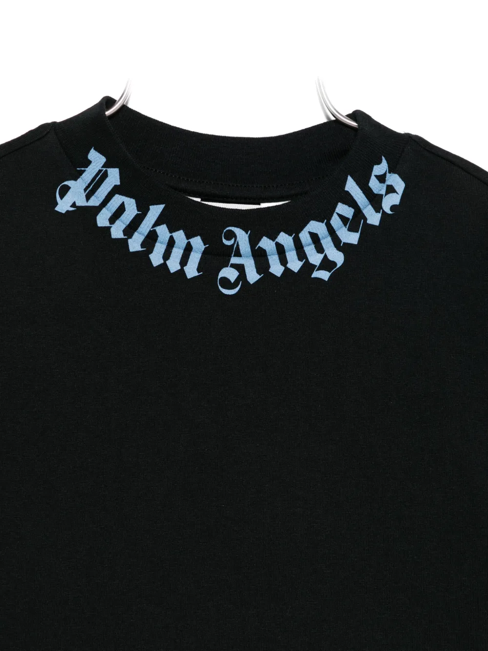 Palm Angels Kids T-shirt met logo Zwart