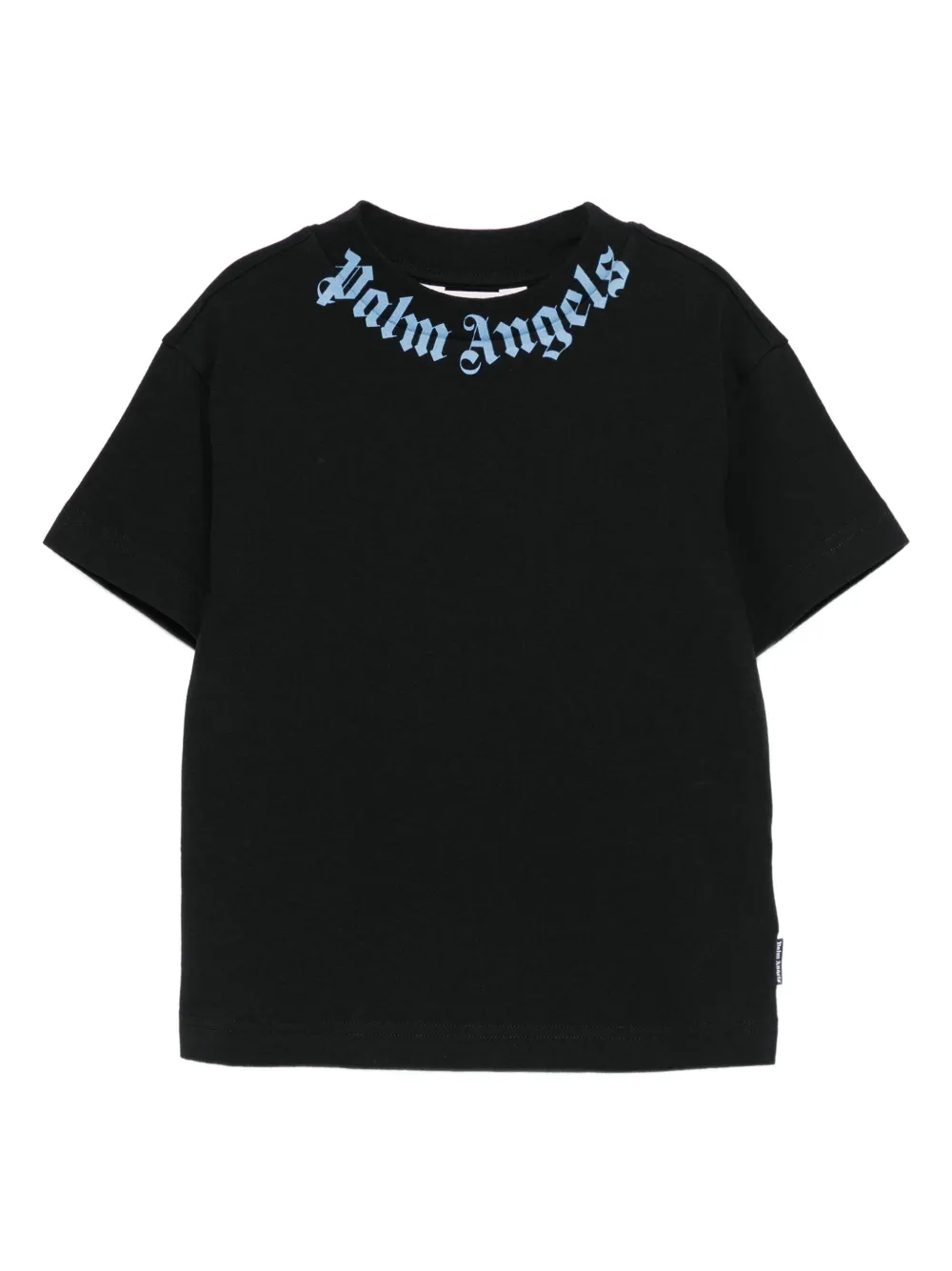 Palm Angels Kids T-shirt met logo Zwart