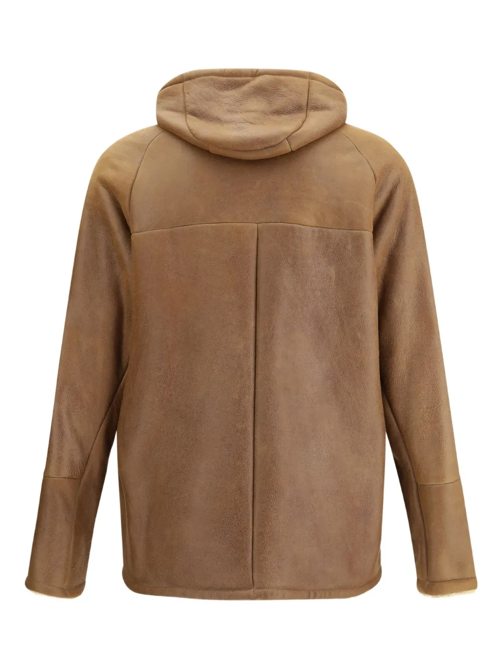 Salvatore Santoro hooded shearling jacket Bruin