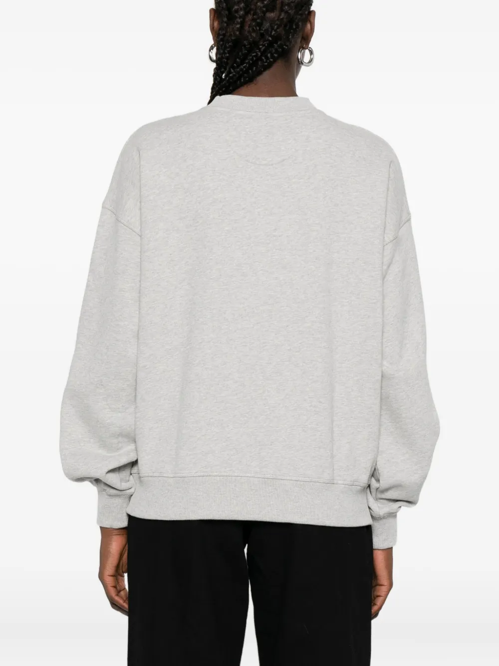 THE NEW SOCIETY Katoenen sweater Grijs
