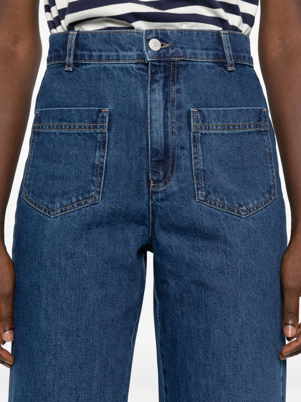 The New Society Pocket Jeans In Blue
