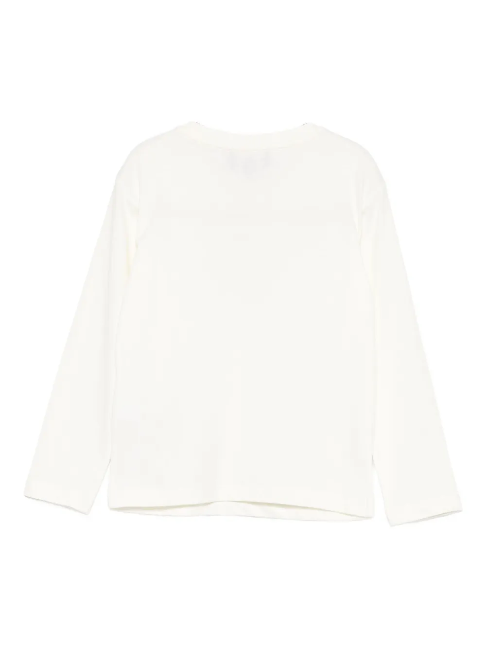 Emporio Armani Kids ruffled-embellished T-shirt Wit