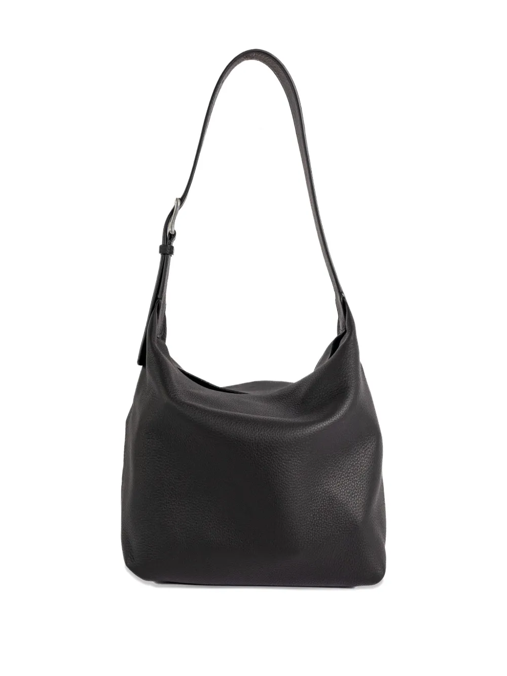 The Row Isa leather shoulder bag - Zwart