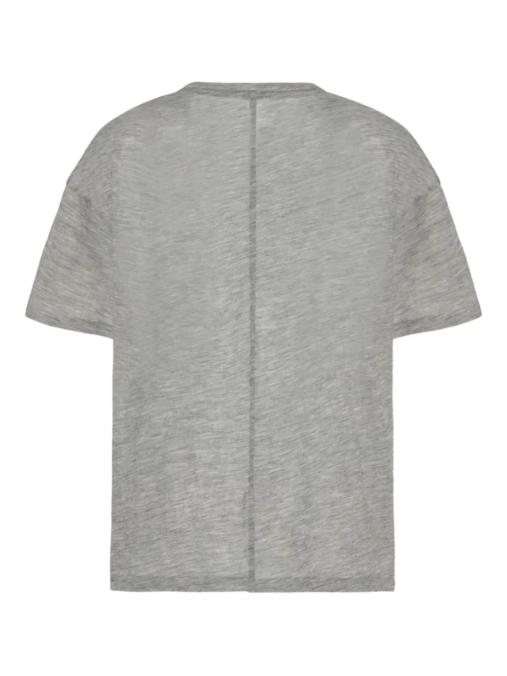The Row Short-sleeve Cashmere T-shirt In Gray