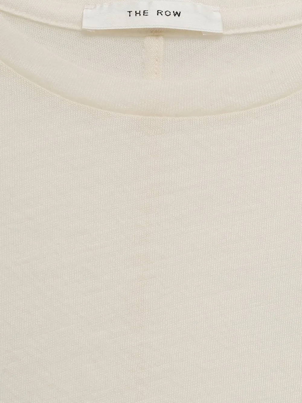 The Row Lila Short-sleeve Top In Neutral