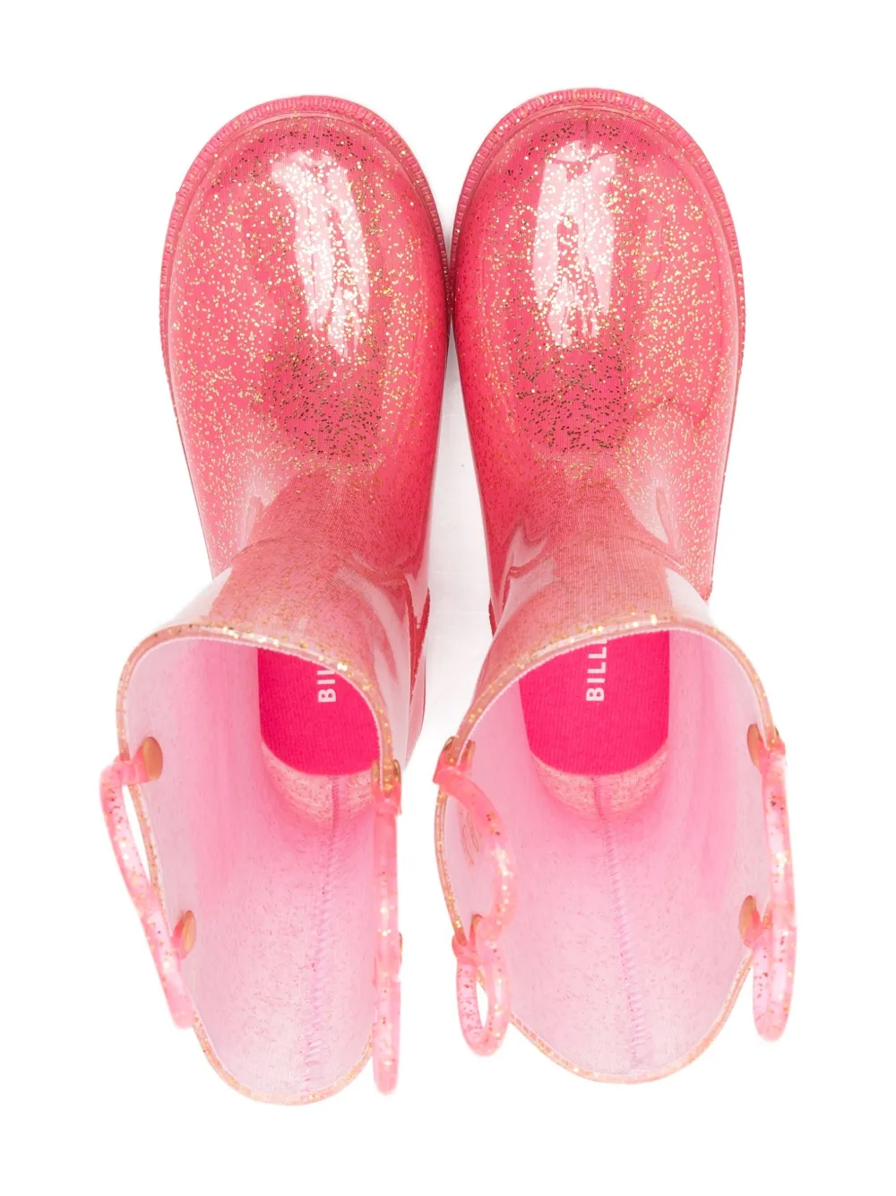 Billieblush Hartvormige laarzen met glitter handgreep Roze