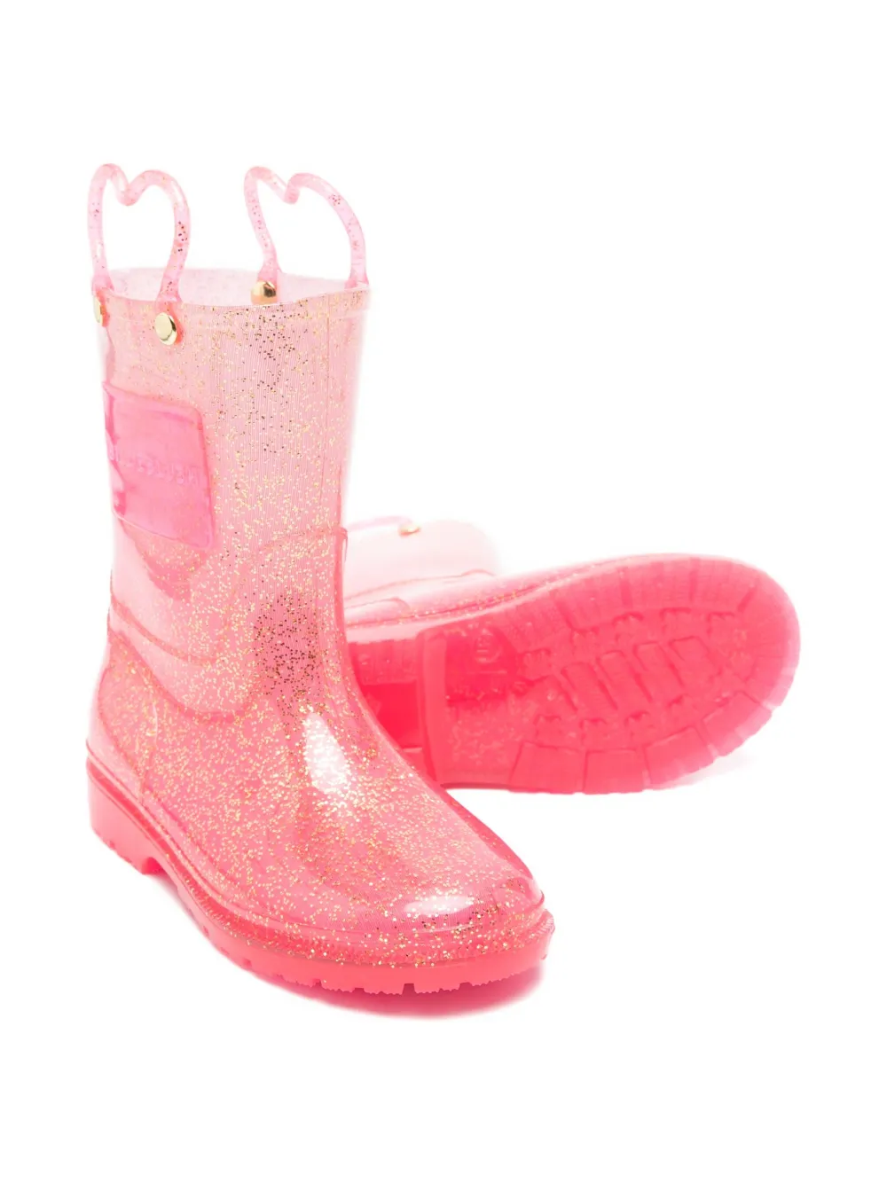 Billieblush Hartvormige laarzen met glitter handgreep - Roze