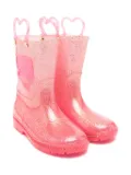 Billieblush glitter heart-shaped handle boots - Pink