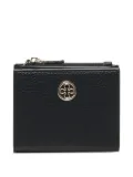 V°73 logo-plaque zip-top wallet - Black