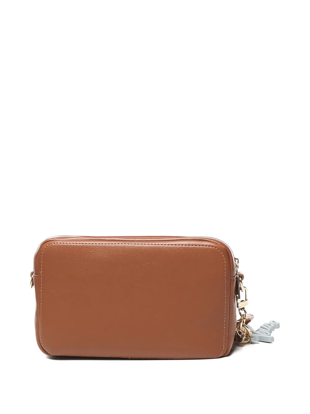 V°73 double-zip charm shoulder bag - Bruin