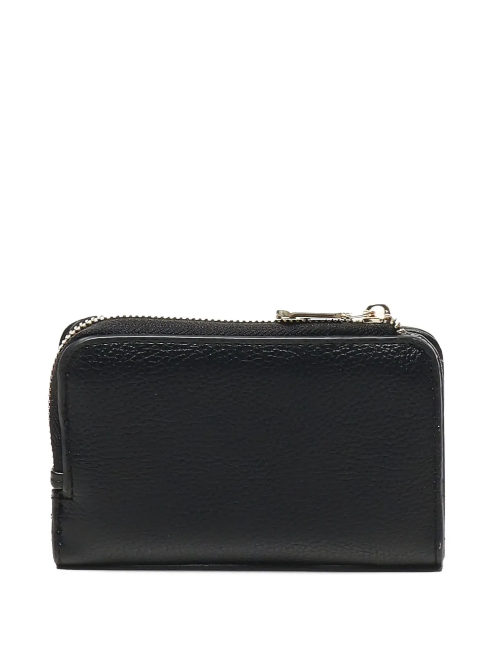 V73 Zip-fastening Wallet In Black