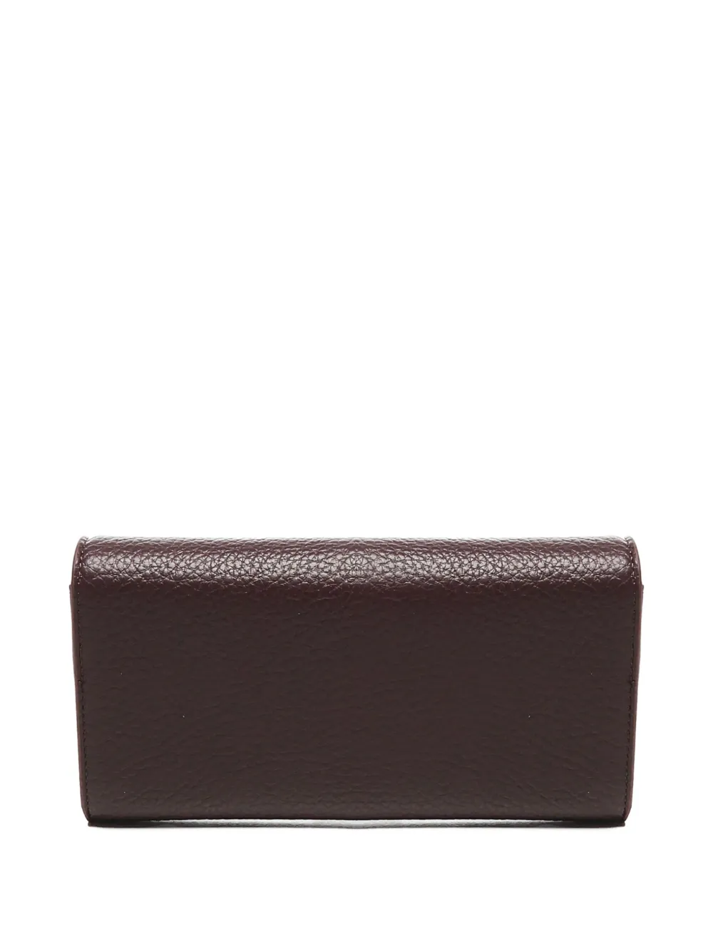 V73 Embossed Logo-plaque Wallet In Brown