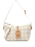 V°73 Harriet monogram-pattern zip shoulder bag - Neutrals