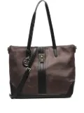 V°73 lock-detail top-handle shoulder bag - Grey