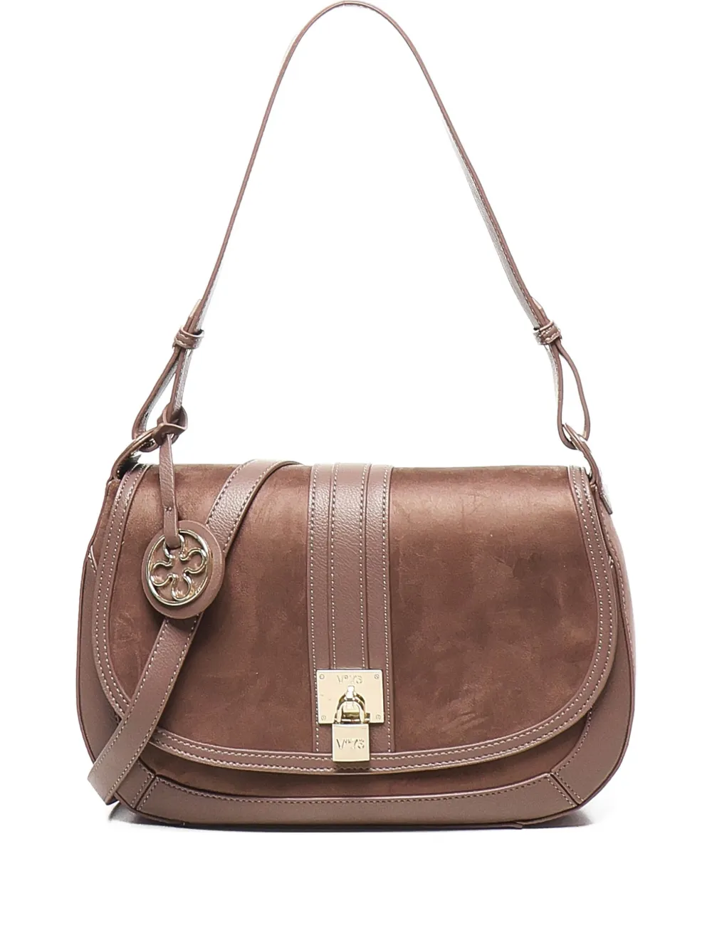 V°73 Georgia suede-leather shoulder bag | Brown | Image 1