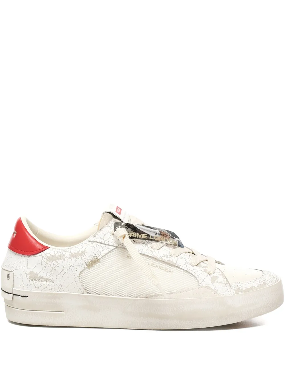 Crime London SK8 Deluxe Mid lace-up sneakers Beige