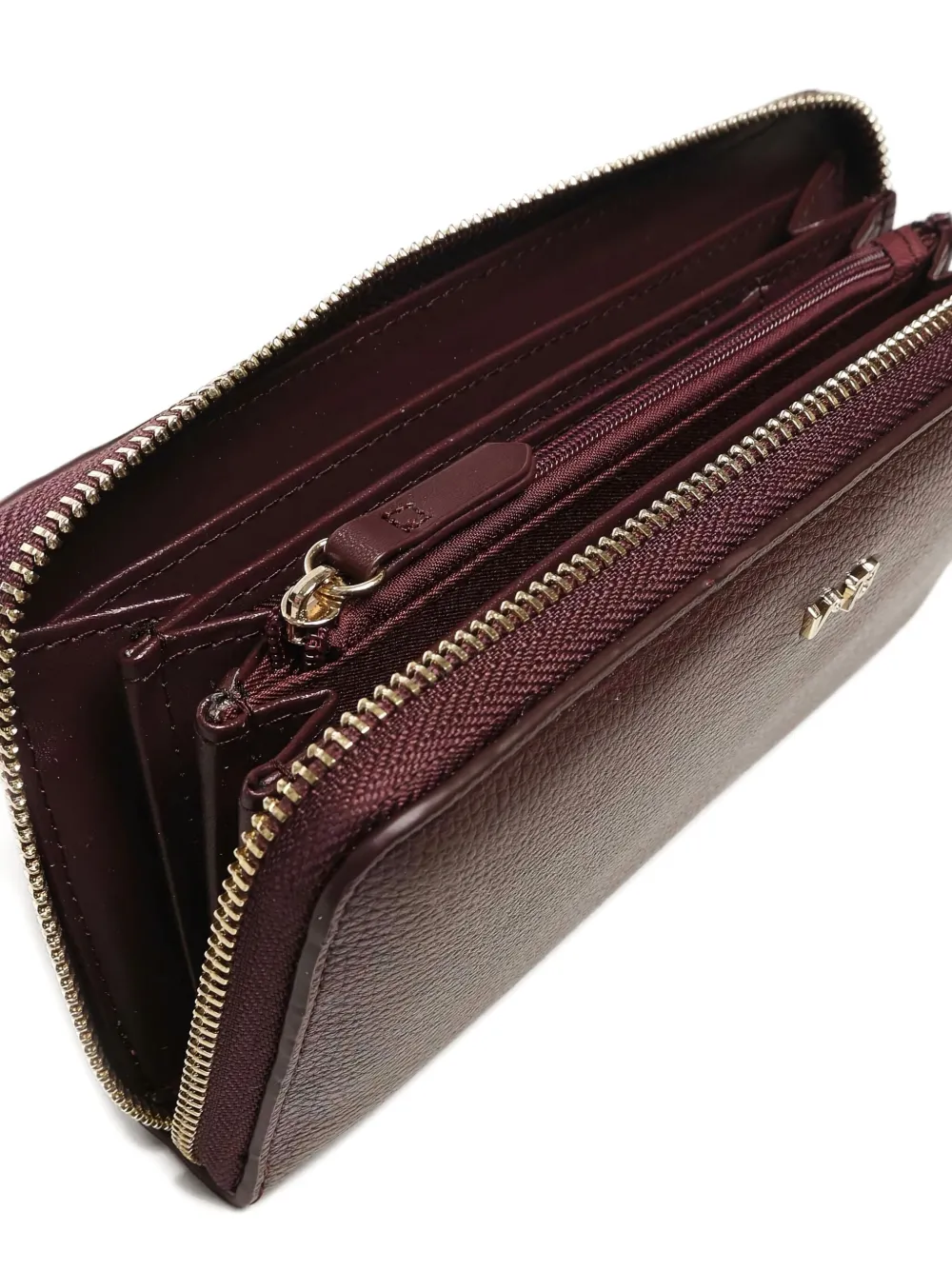 V73 Zip-around Wallet In Red