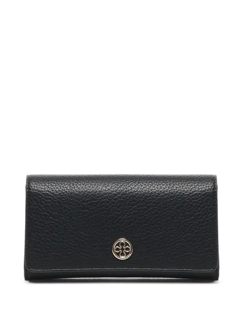 V°73 snap-closure logo-plaque wallet