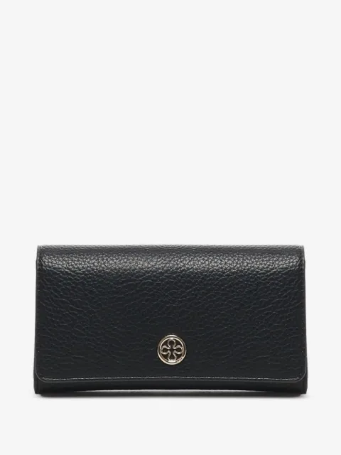 V°73 snap-closure logo-plaque wallet