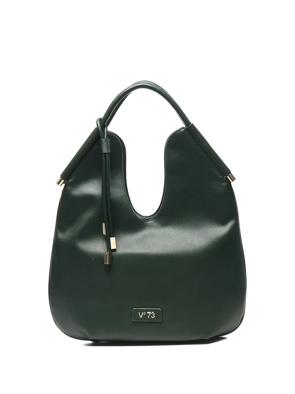 V73 Curved-handle Tote Bag In Green