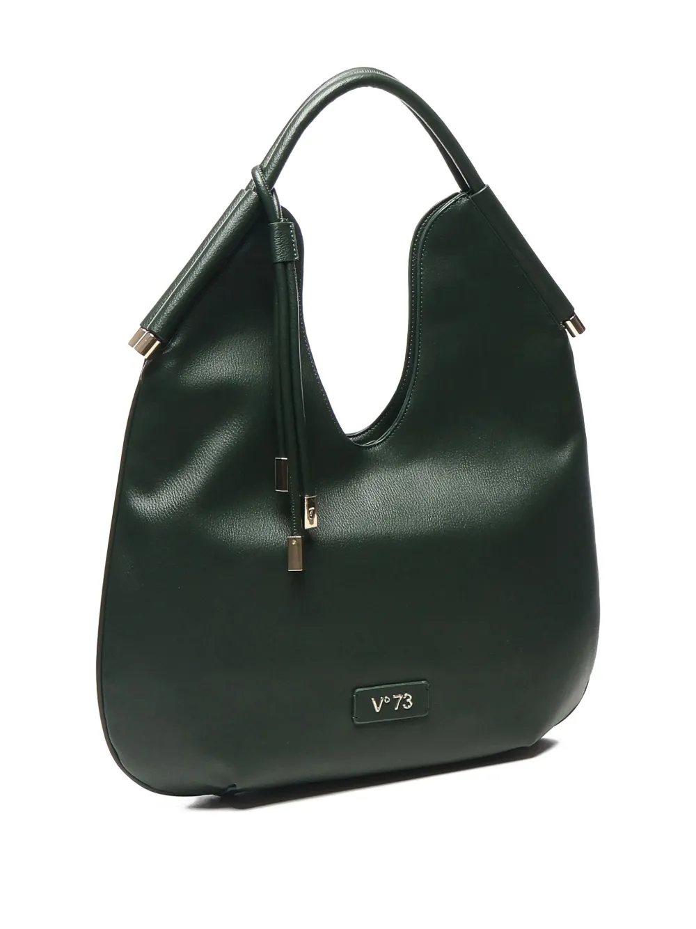 V73 Curved-handle Tote Bag In Green