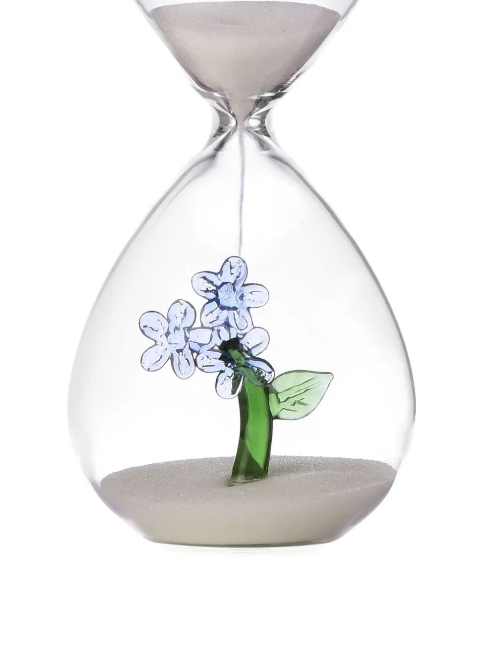 Ichendorf Milano Flower-embellished Hourglass (6.5cm X 16cm) In Transparent
