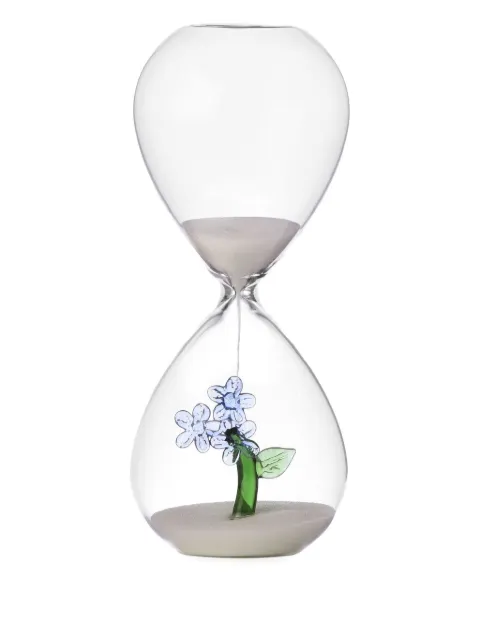 Ichendorf Milano flower-embellished hourglass (6.5cm x 16cm) 