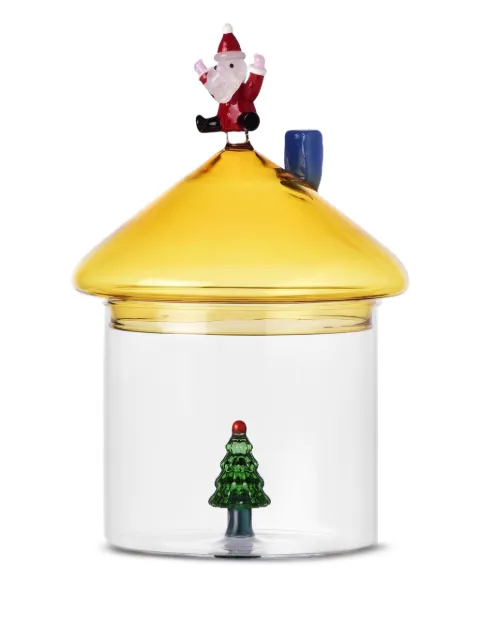 Ichendorf Milano Santa Claus Jumping Christmas tree box (12 x 18.5 cm)