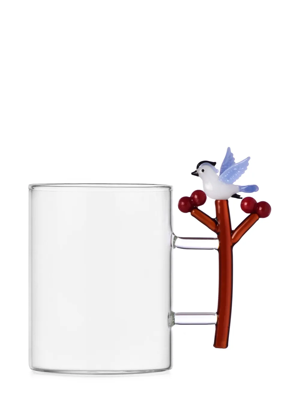 Ichendorf Milano Woodland Tales Glass Mug (set Of Two) In Multi