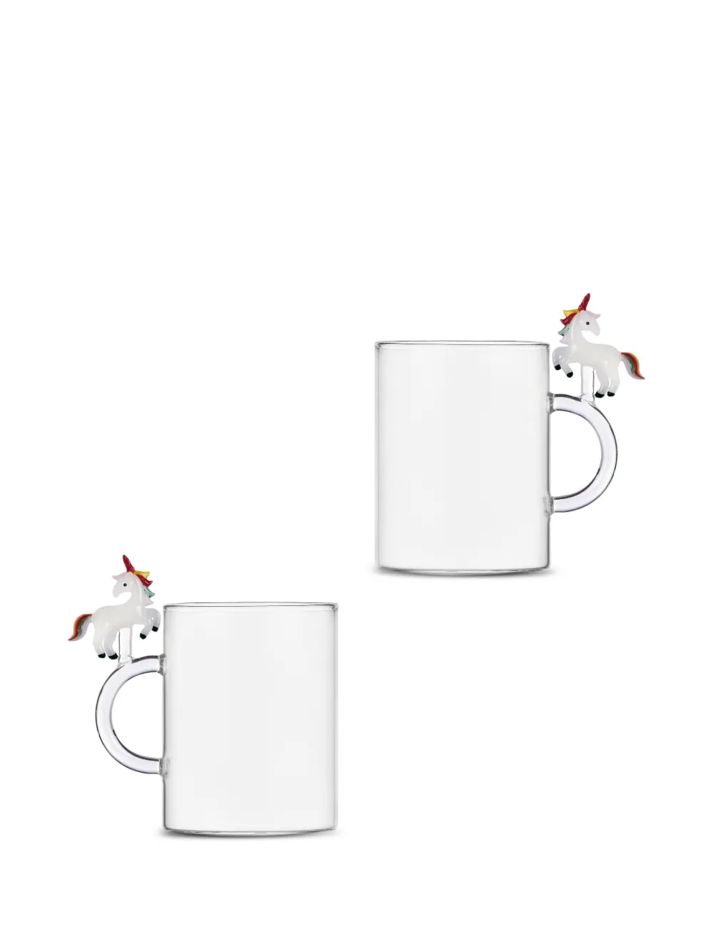 Ichendorf Milano unicorn-handle glass mug | Tableware | Image 2